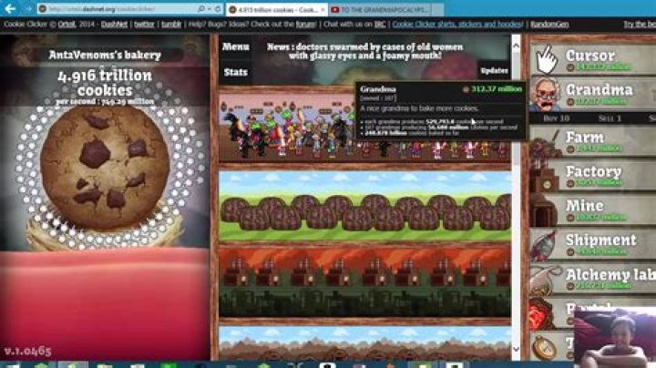 How do you get evil grandmas in cookie clicker?