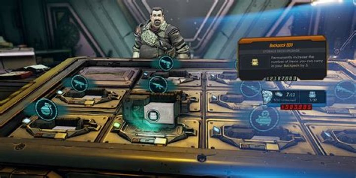 What is the max inventory space in Borderlands 3?