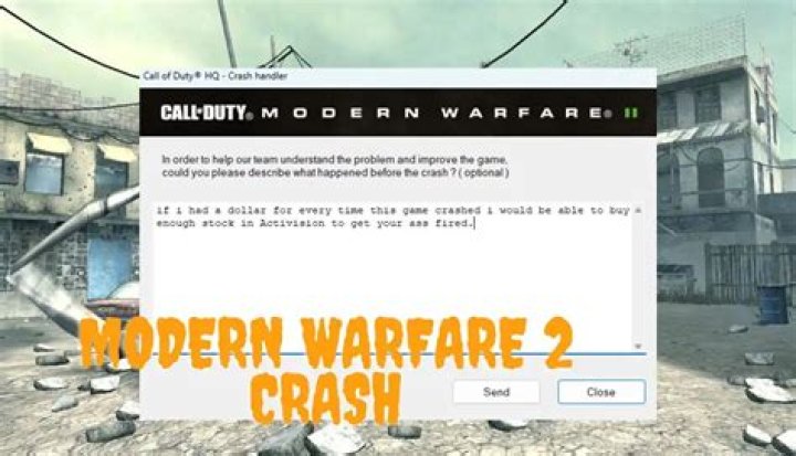 Why does my modern warfare keep crashing mid game?